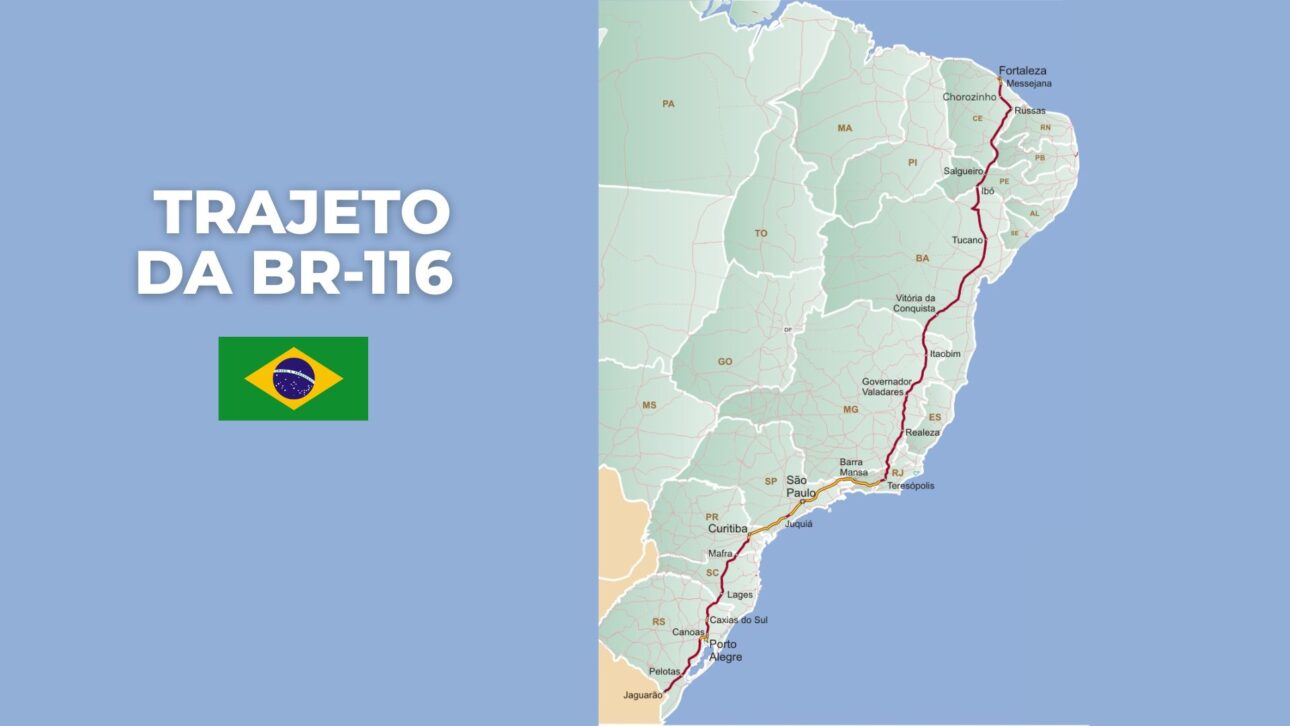 La BR-116 corta 10 estados, revela contrastes de Brasil y está marcada por belleza, desafíos logísticos y el polémico apodo de Carretera de la Muerte.