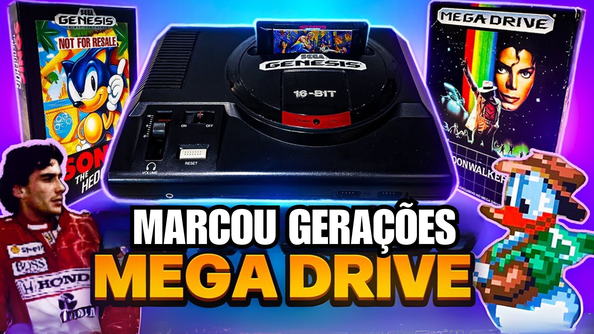 Mega Drive marcou gerações e ainda conquista fãs. Descubra a trajetória do console da Sega, seus jogos clássicos e o mercado de colecionadores.