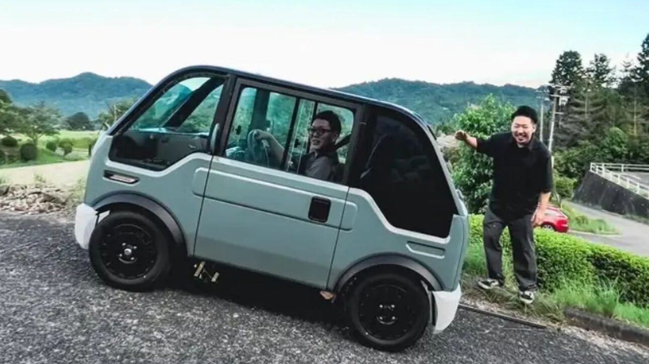 Minicarro elétrico Mibot conquista o Japão com vendas antecipadas, preço acessível e design compacto que cabe até dentro de uma van. (Imagem: divulgação)