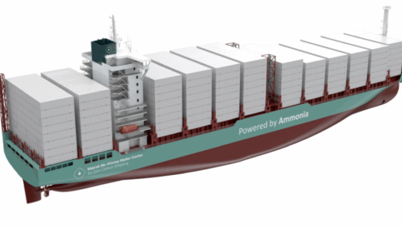 MMMCZCS e parceiros revelam projeto inovador de navio cargueiro movido a amônia
