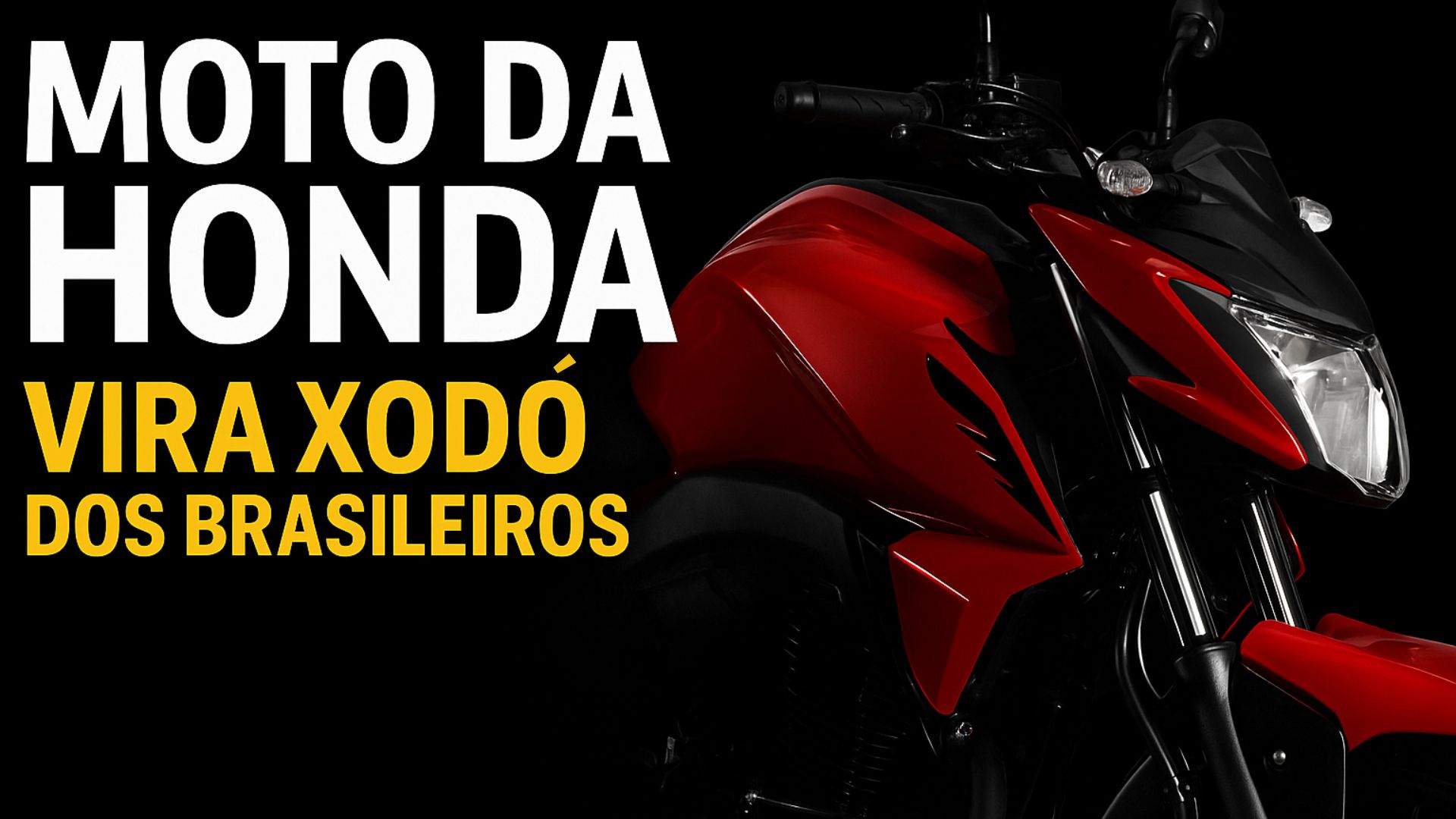 Moto da Honda vira xodó dos brasileiros com painel moderno, faróis LED e consumo que beira os 40 km por litro