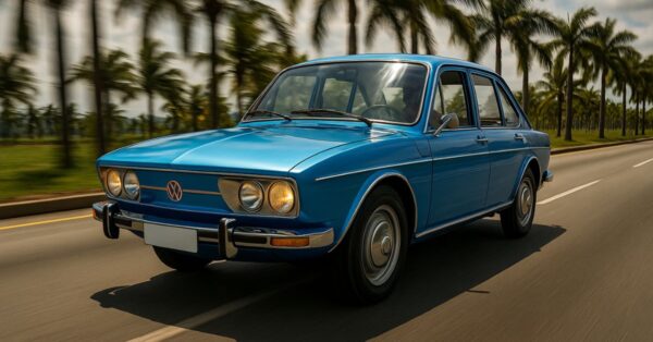 Volkswagen 1600: do projeto ambicioso ao apelido 'Zé do Caixão'. Descubra seu design, desafios e o legado deste polêmico clássico brasileiro.
