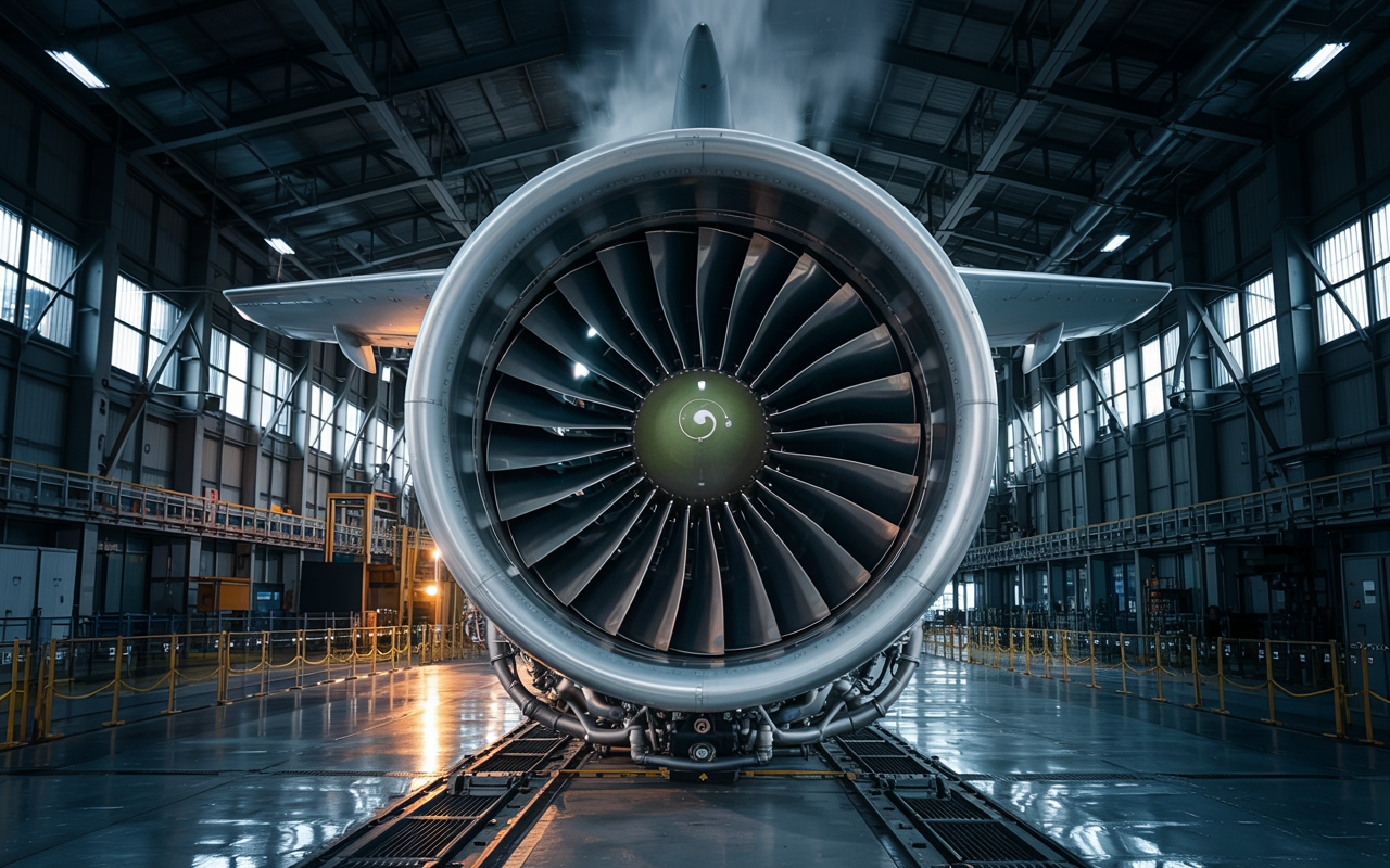 O colossal motor a jato que gira a 11 mil RPM e engole o equivalente a uma piscina olímpica de ar por minuto