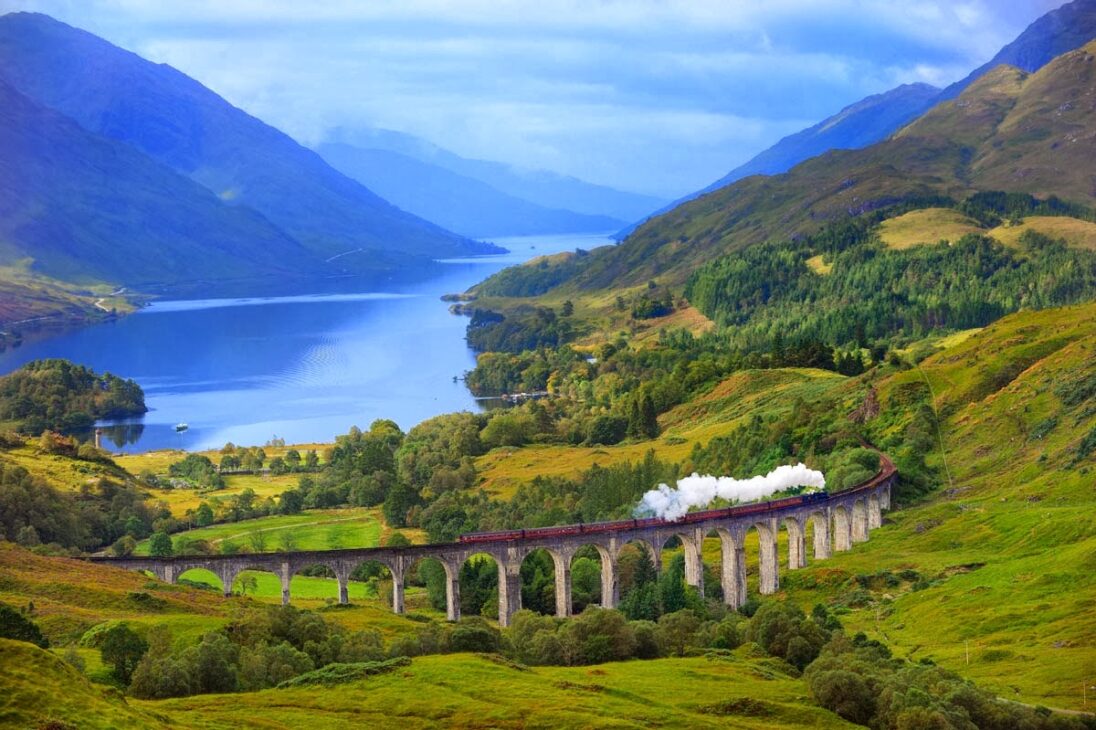 El expreso de Hogwarts en la vida real, el viaje mágico en el tren a vapor Jacobite en Escocia