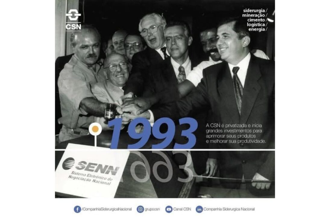 La privatización de la CSN por US$ 1 mil millones: la subasta que transfirió el control de la mayor siderúrgica de América Latina