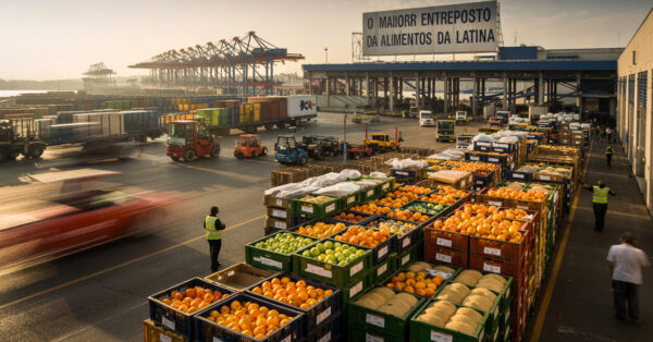 O maior entreposto de alimentos da América Latina funciona 24h por dia em São Paulo e movimenta 14 mil toneladas por dia de frutas, verduras e grãos