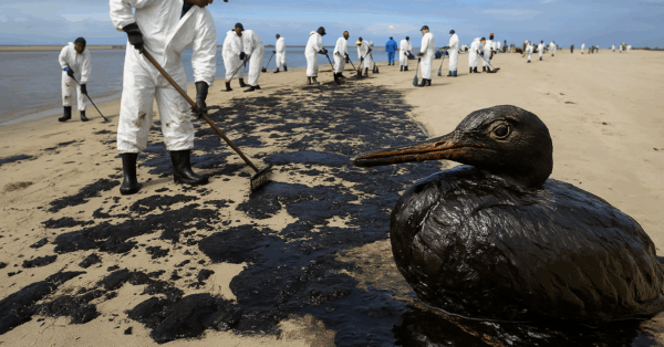 O maior vazamento de petróleo da história liberou 4,9 milhões de barris no mar e criou um deserto abissal que matou mais animais do que o desastre de Chernobyl