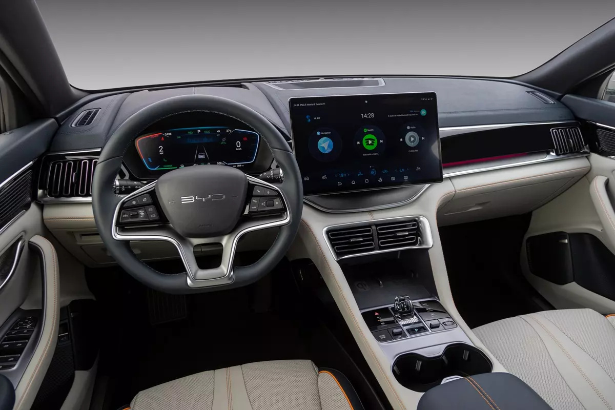 O novo híbrido da BYD para 2025: mais bateria e foco no conforto