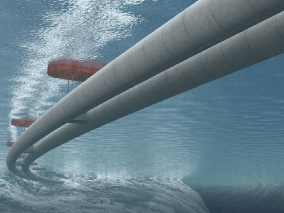 El primer túnel flotante sumergido del mundo con 1.100 km de ruta y una inversión de US$ 40 mil millones