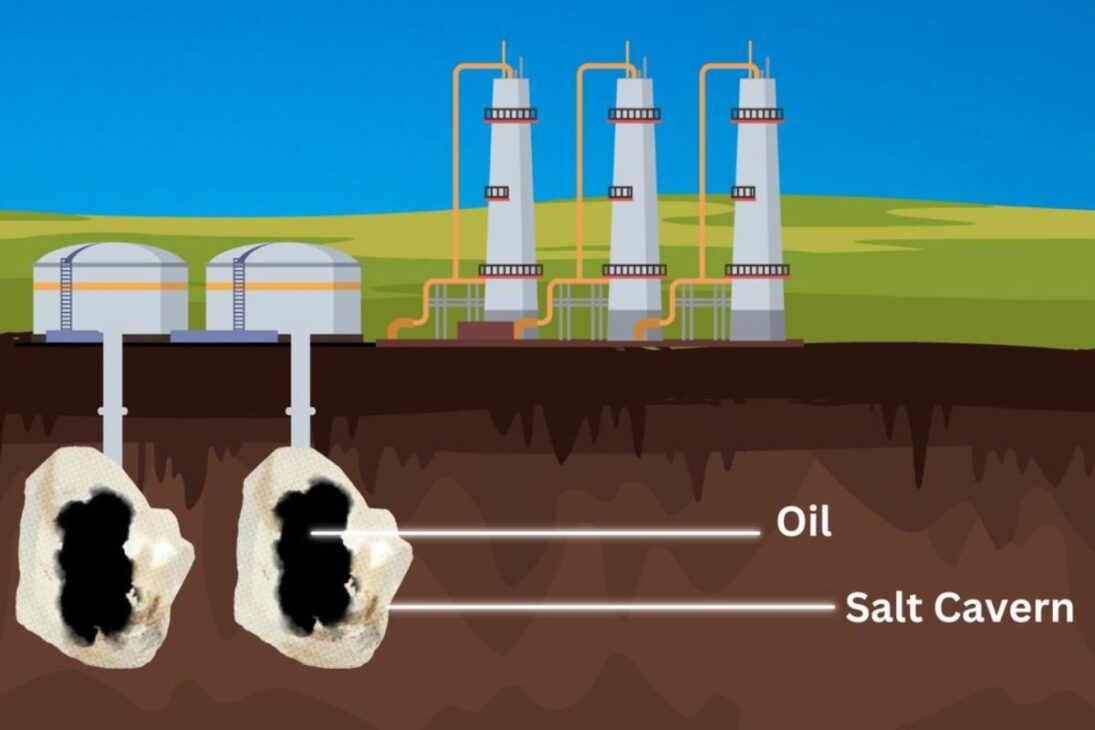 Los 700 millones de barriles de petróleo almacenados en cuevas de sal subterráneas para ser usados en caso de guerra o crisis global