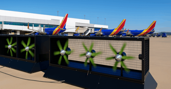 “Os aviões são os novos parques eólicos” miniturbinas captam ventos de turbinas a jato e inauguram revolução na energia verde