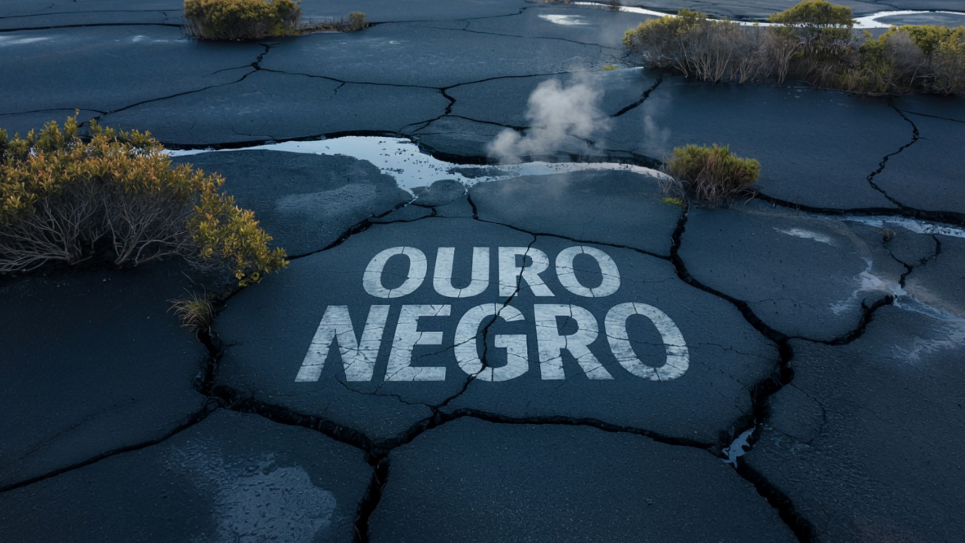 Os lagos negros que confundem turistas - como o petróleo brota da terra e cria poças gigantes em Trinidad e Venezuela