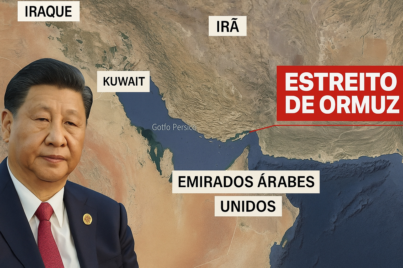 Pequim impõe controle rígido no Estreito de Ormuz, e navios chineses são obrigados a reportar posição em tempo real