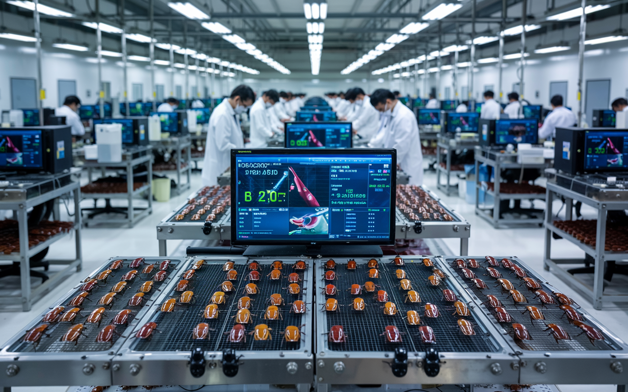 Por que um laboratório na China está criando 200 mil baratas por dia? Cientistas testam aplicações na medicina, reciclagem e combate a resíduos