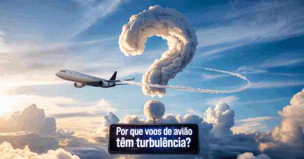 Por que voos de avião têm turbulência