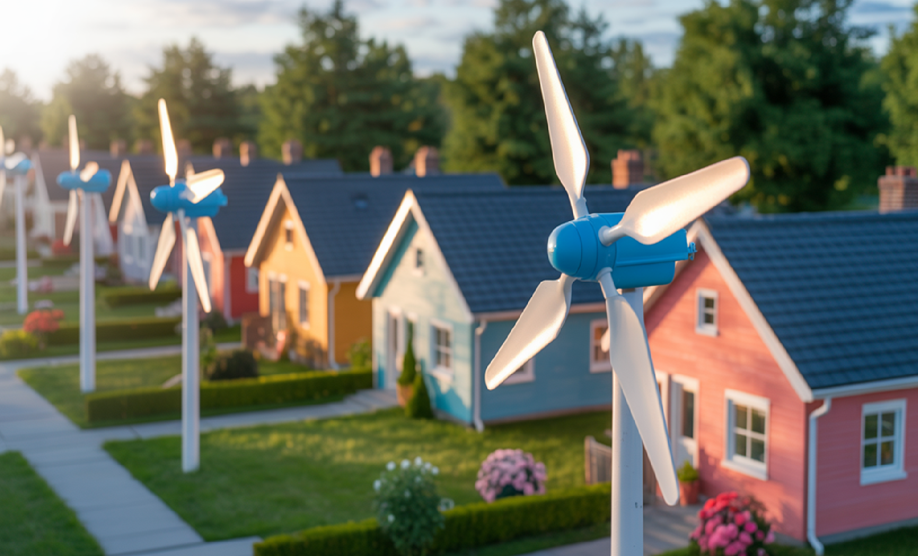 turbina, eólica, energia