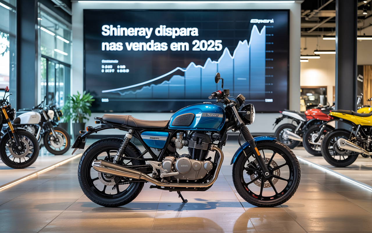 Shineray dispara nas vendas em 2025, passa de 48 mil motos e alcança o top 3 das montadoras no mercado brasileiro