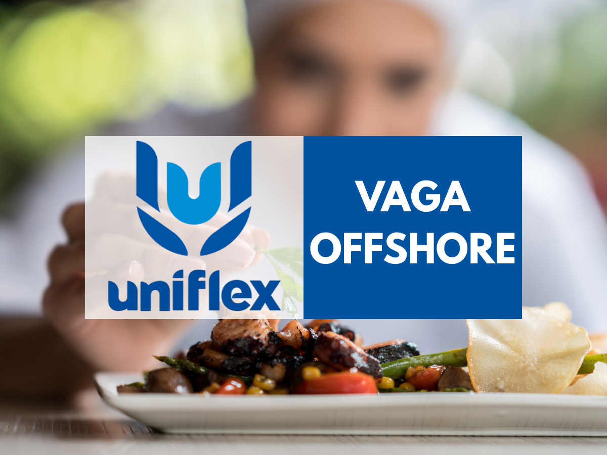Vaga de emprego para cozinheiro marítimo na UNIFLEX GROUP com atuação em Macaé (RJ). Confira os requisitos, atribuições e como se inscrever. Oportunidade offshore!