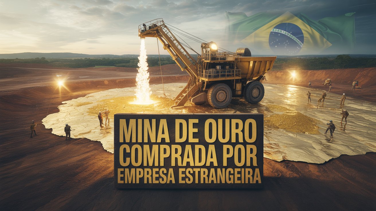 Multinacional compra maior mina de ouro de Goiás em acordo milionário; mercado e futuro de Crixás são impactados pela mudança de controle.
