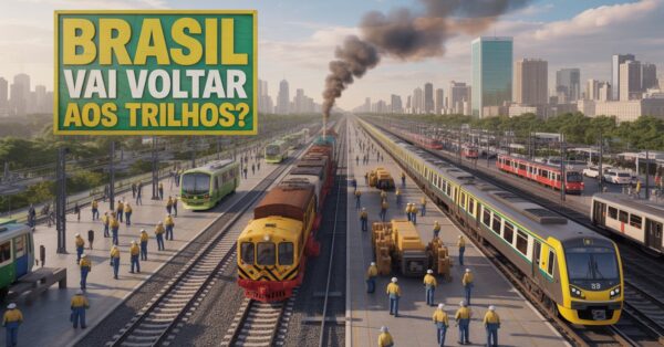 Novas rotas ferroviárias vão conectar cidades brasileiras com reaproveitamento de trilhos e mudar o transporte regional nos próximos anos.