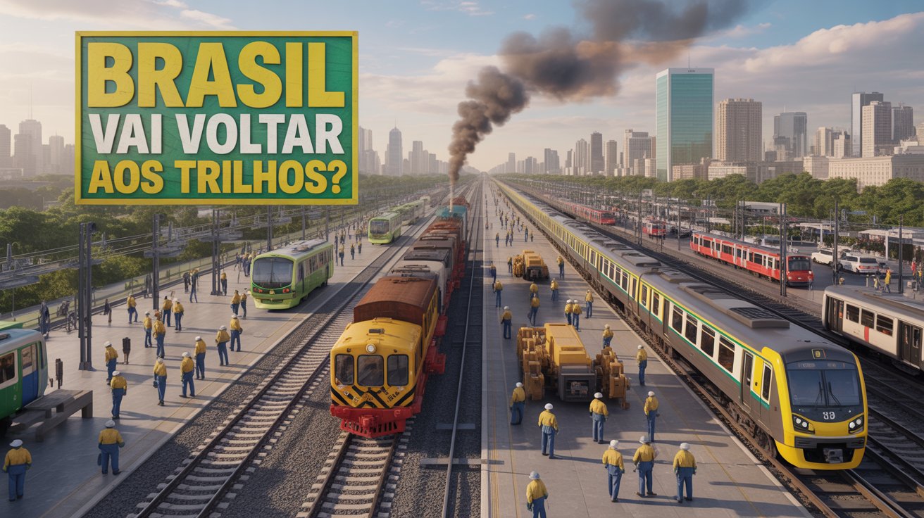 Novas rotas ferroviárias vão conectar cidades brasileiras com reaproveitamento de trilhos e mudar o transporte regional nos próximos anos.