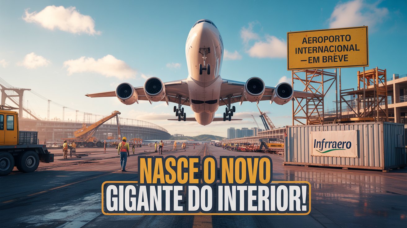 Projeto do novo aeroporto internacional em Olímpia sai do papel com promessa de 5 mil empregos e impacto direto no turismo, comércio e transporte da região.
