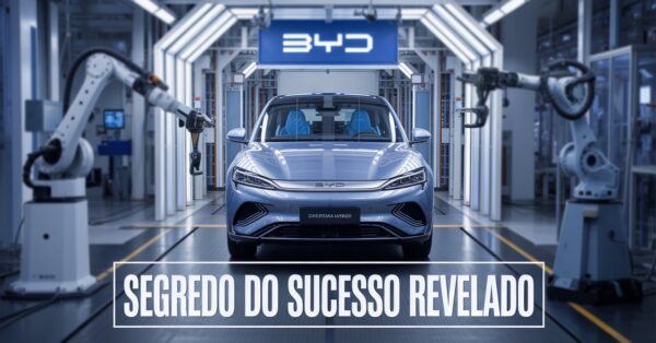 BYD muda o jogo com produção verticalizada e desafia gigantes como Toyota e Tesla com carros elétricos muito mais baratos e eficientes.