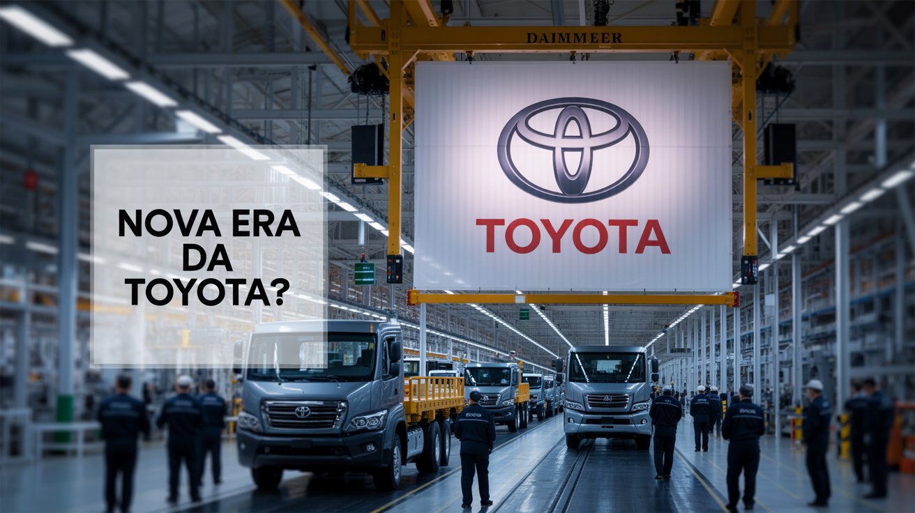 Toyota e Daimler fundem divisões de caminhões e criam nova gigante que promete liderar inovação e eletrificação no transporte pesado global.