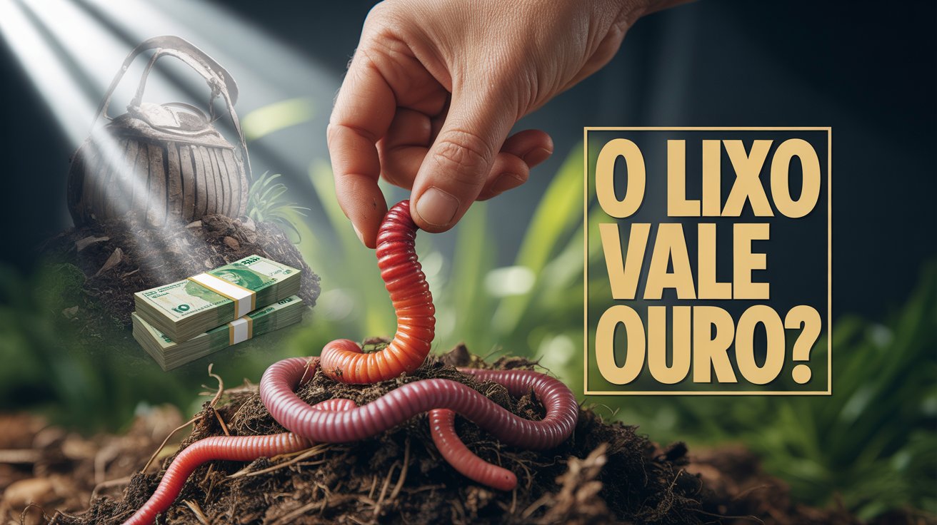 Descubra como a vermicompostagem com minhocas transforma lixo em bilhões no Brasil. Saiba o segredo da economia circular.
