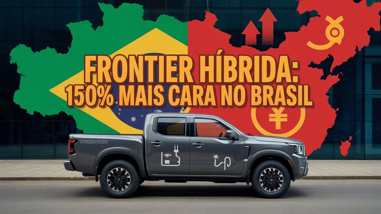 Nissan Frontier híbrida cuesta R$ 123 mil en China, pero en Brasil el precio se dispara 150%, mostrando una gran diferencia en el mercado automotriz.