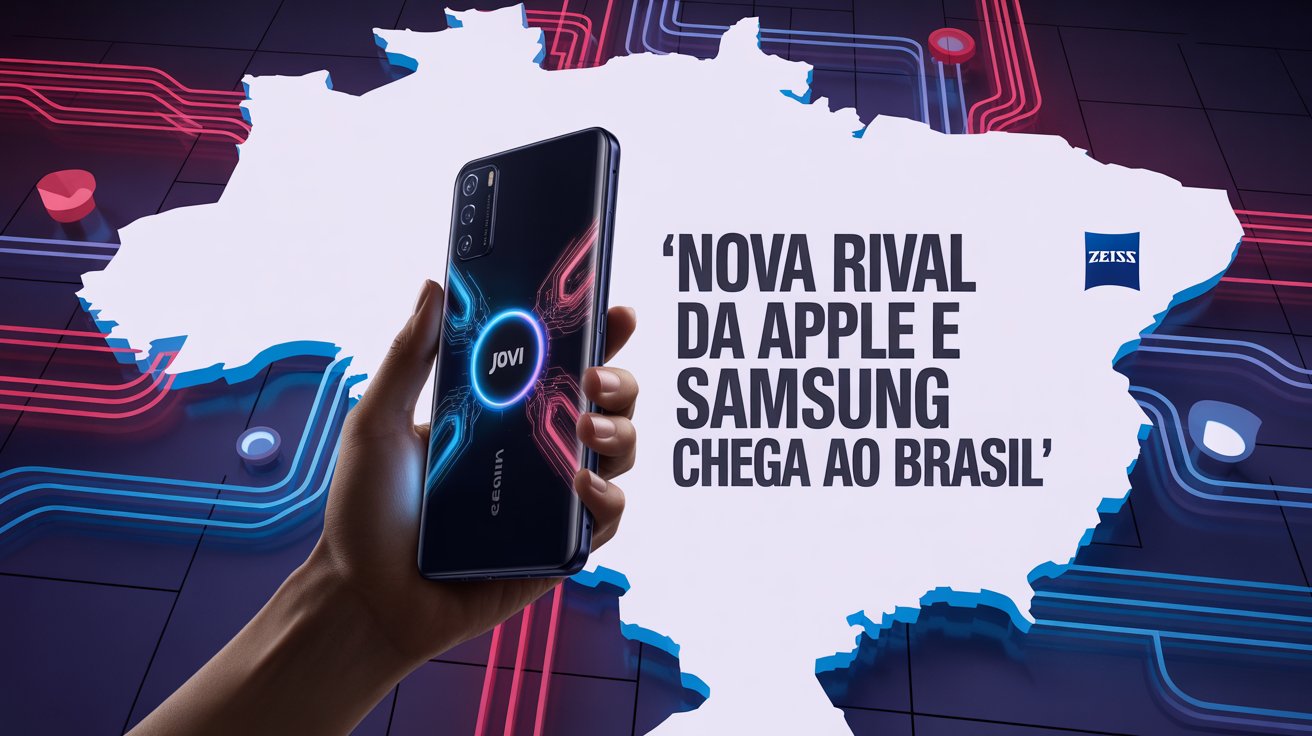 Jovi estreia no Brasil com celulares 5G produzidos localmente e tecnologia avançada, desafiando Apple, Samsung e Motorola em 2025.