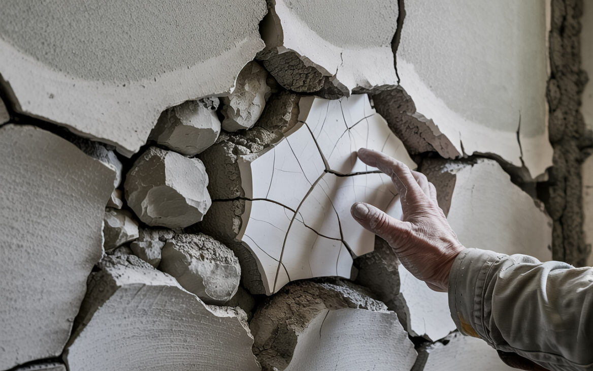 Usar cimento vencido na argamassa pode fazer paredes racharem mesmo com acabamento perfeito