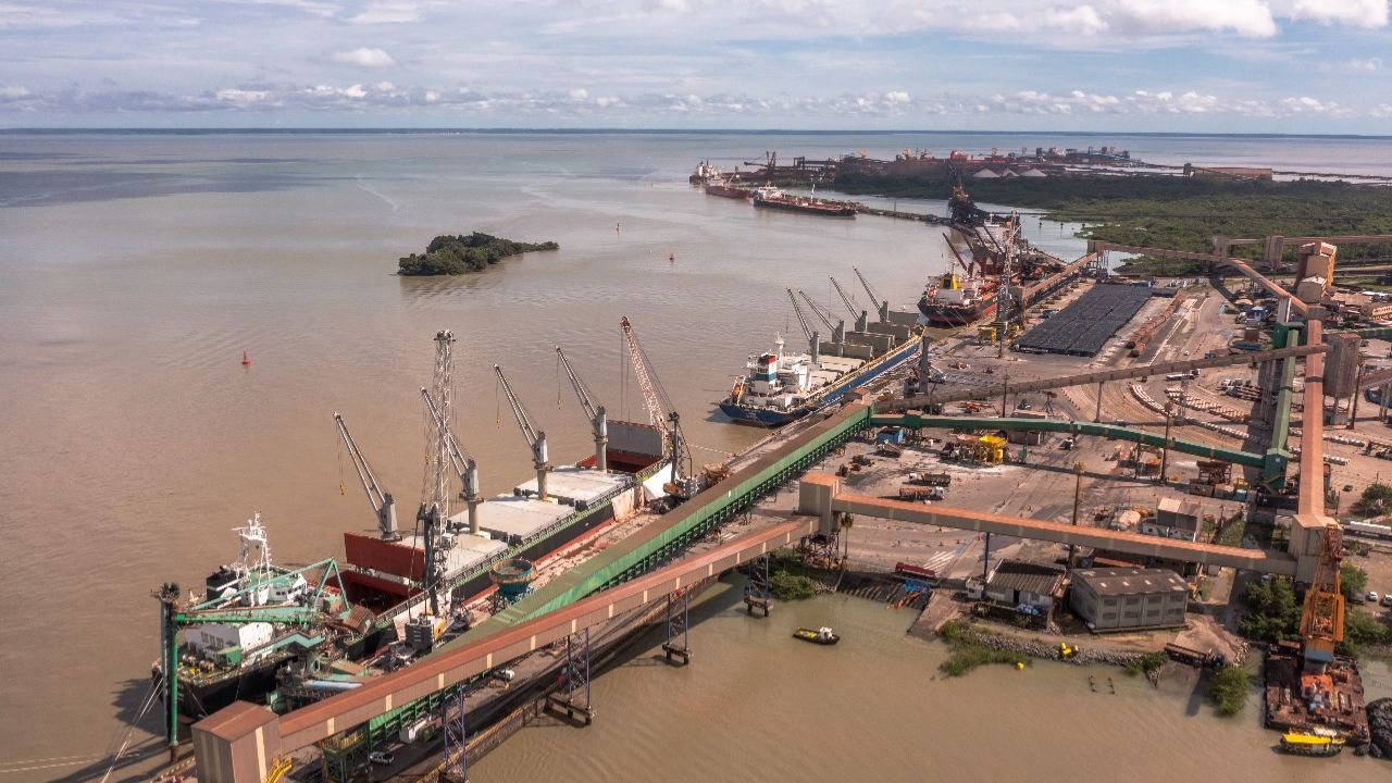 Puerto de Itaqui, en Maranhão