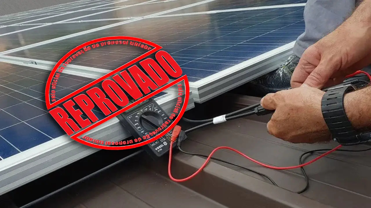 Painel solar entrega menos do que o prometido em testes de laboratório: apenas 34% das placas solares cumprem a potência informada pelo fabricante e acende alerta nos consumidores