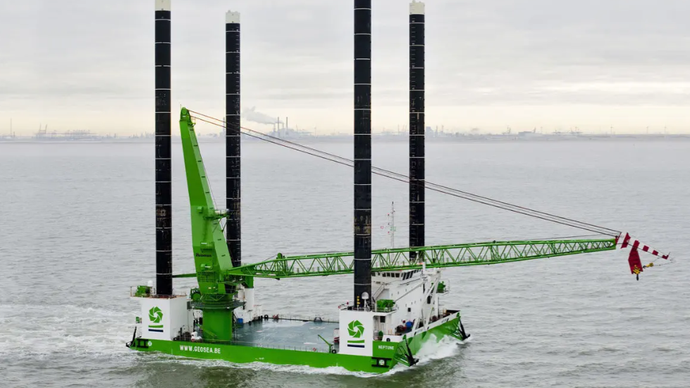 Barco jack-up. Imagen: NauticExpo