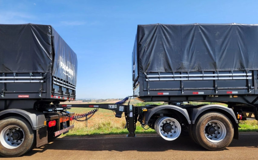 Rodotrem con Dolly. Foto: CooperCred Implementos | Divulgación