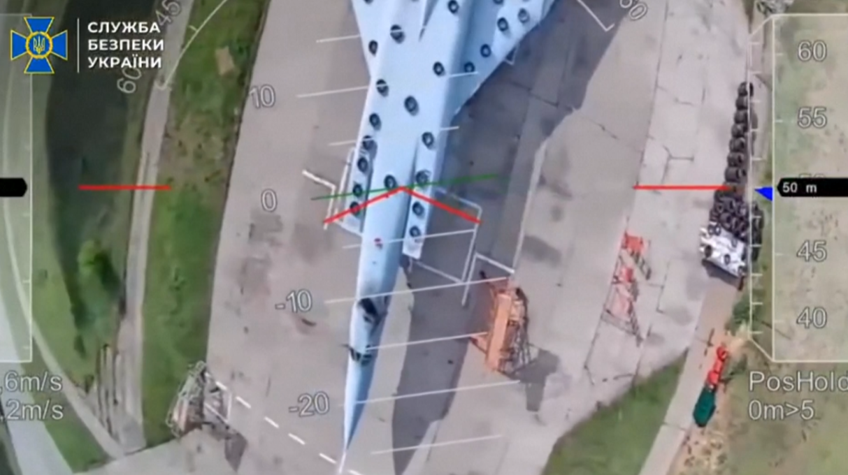 Rusia usa neumáticos para proteger aviones de ataques de drones ucranianos en una estrategia curiosa que mezcla improvisación y alta tecnología.