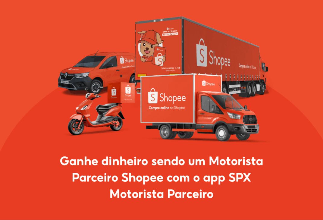 Se repartidor socio de Shopee, trabaja con flexibilidad y aumenta tus ingresos mensuales con estrategias simples y alta demanda de entregas!