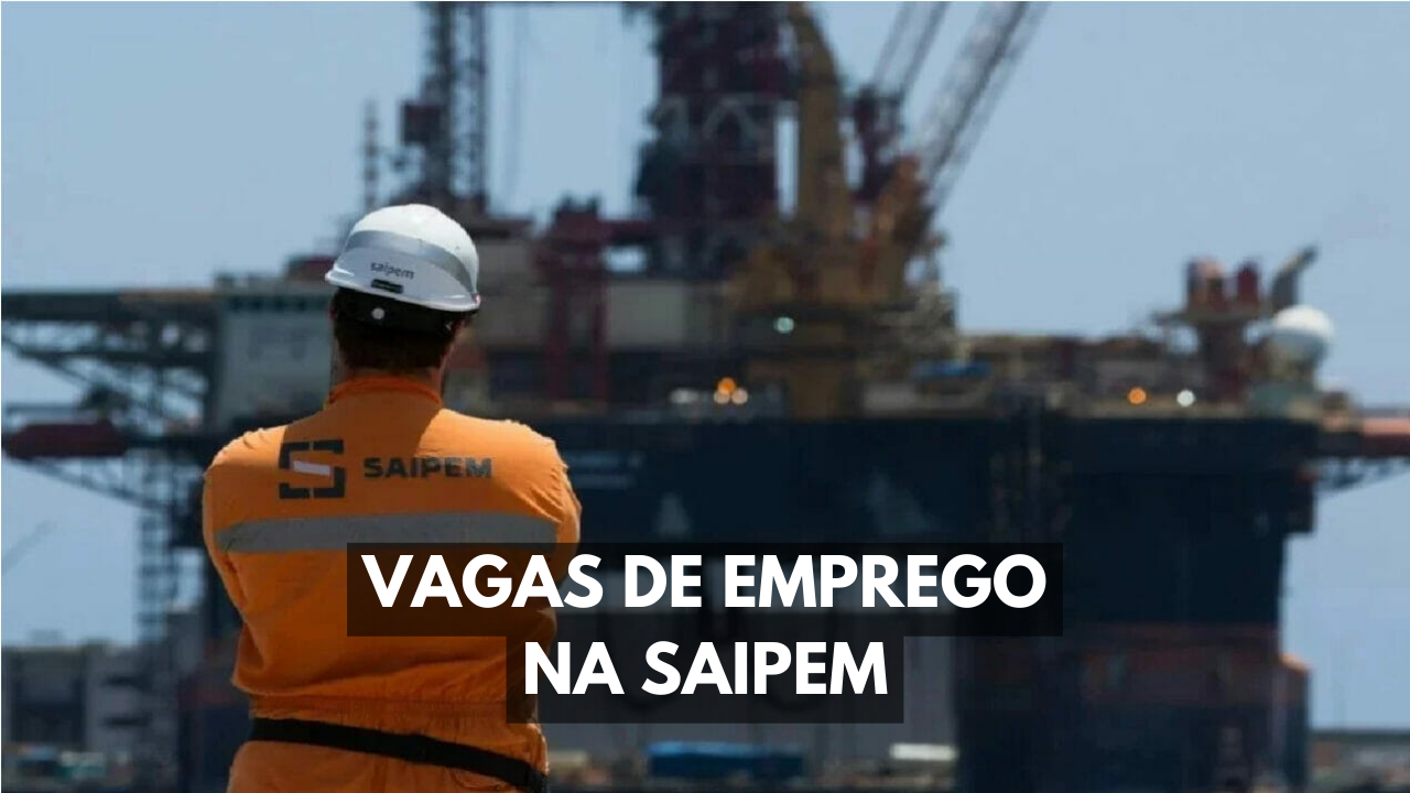 Saipem abre vaga de emprego em escala 28x28 para Superintendente de Turno offshore no Rio de Janeiro, com requisitos técnicos, liderança e experiência.