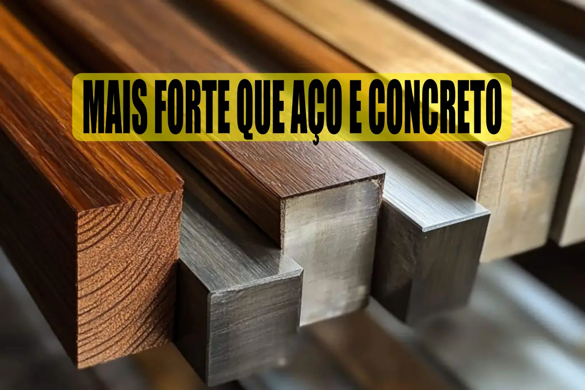 Nova madeira mais forte que aço e o concreto está prestes a chegar ao mercado e promete revolucionar a construção civil