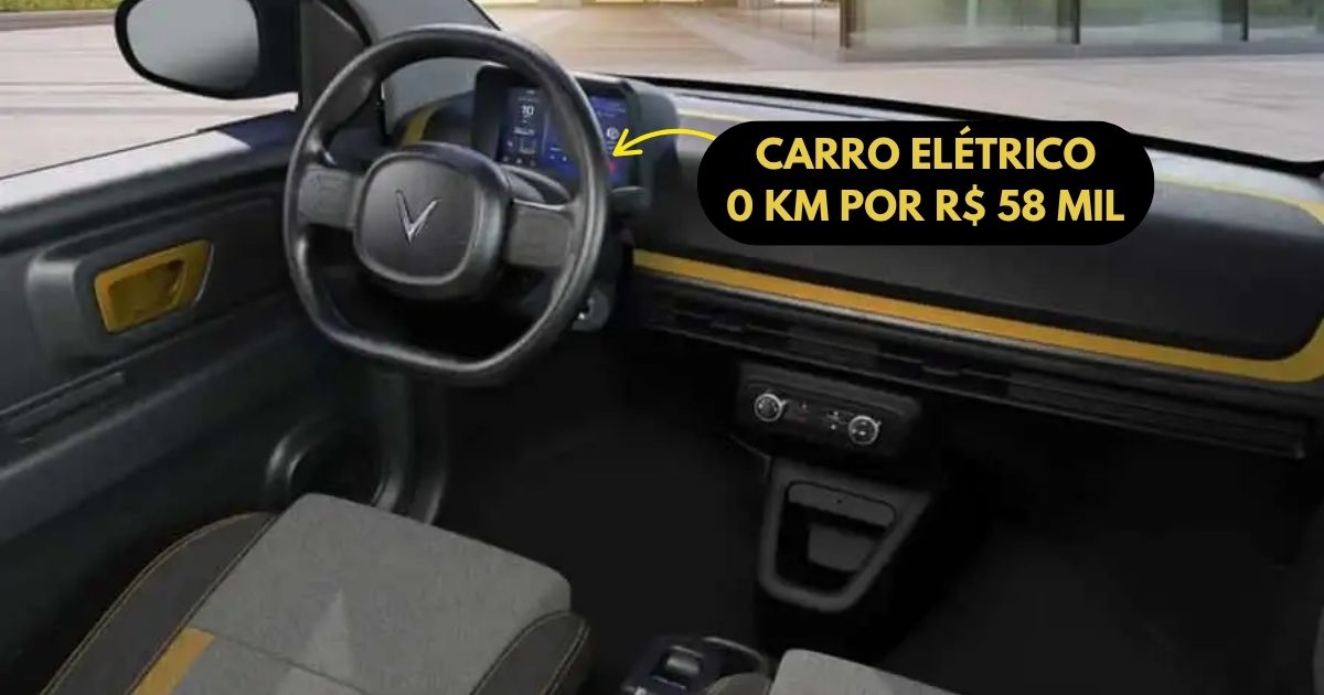 Minicarro elétrico compacto e barato conquista Vietnã, mas poderá revolucionar também o mercado brasileiro com autonomia e design urbano inovador. (Imagem: divulgação)