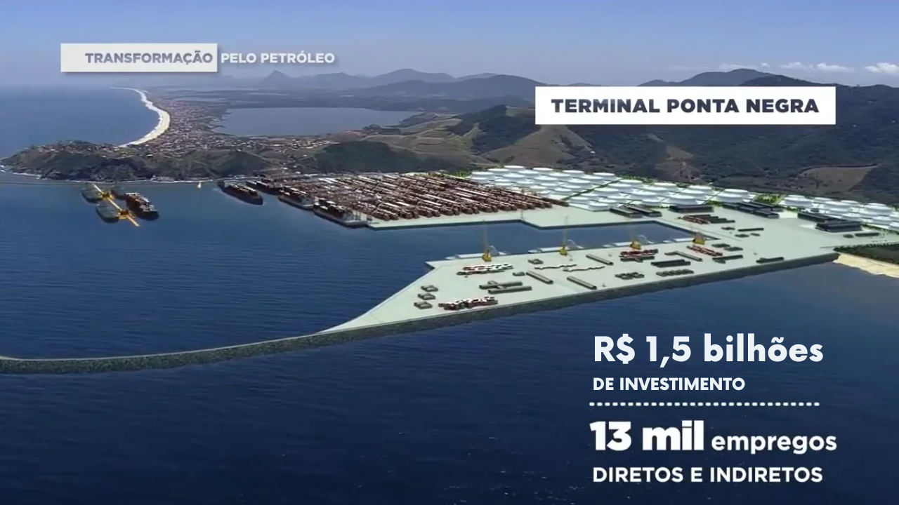 Construção do Porto de Jaconé começa neste semestre e deve gerar 13 mil empregos, royalties bilionários e novo polo econômico em Maricá.