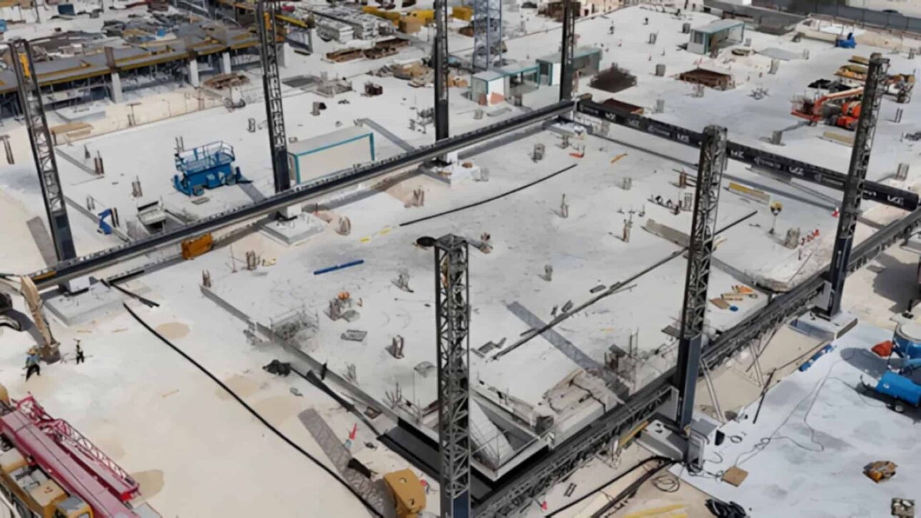 Catar construye las mayores escuelas del mundo impresas en 3D, inspiradas en dunas, con tecnología inédita y promesa de récord global en 2025. (Imagen: COBOD)