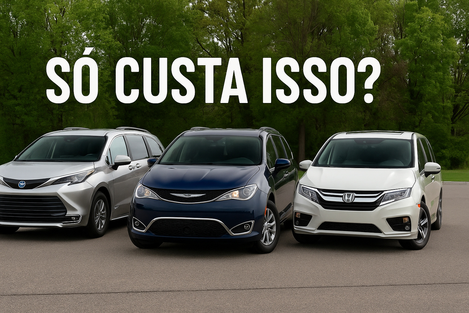 3 minivans automáticas usadas com ar traseiro e muito espaço interno em 2025 por até R$ 65 mil para quem tem filhos pequenos