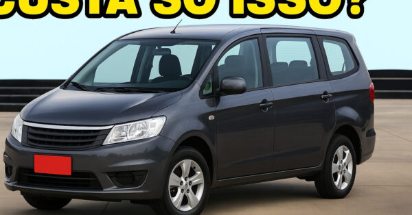 3 minivans usadas baratas e espaçosas para famílias em 2025 por até R$ 60 mil