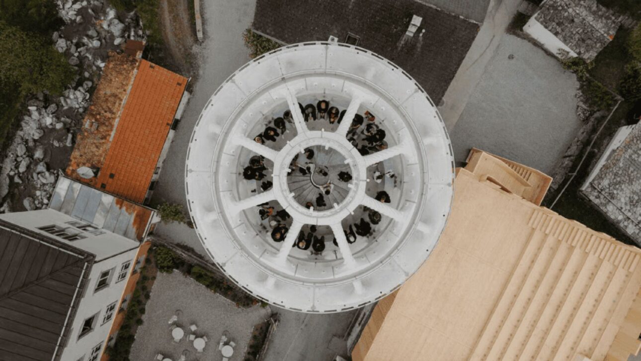 Cúpula en la cima del Tor Alva recibirá presentaciones y eventos (Imagen: Tor Alva/Reproducción)