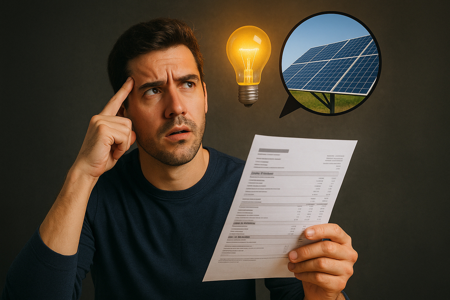 Energia solar, painéis solares, Economia, conta de luz