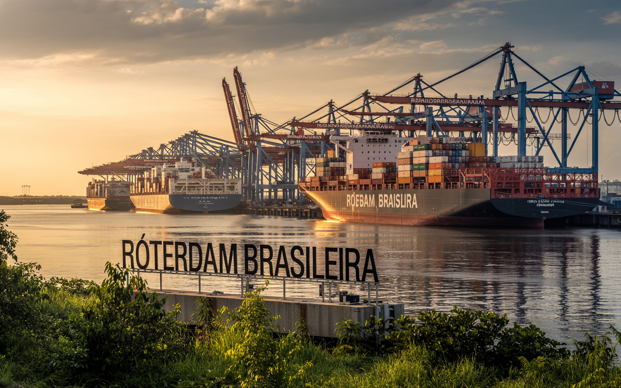 A “Róterdam brasileira” que virou o maior entreposto logístico do Norte, combinando porto fluvial, ferrovia e exportações multibilionárias de minérios