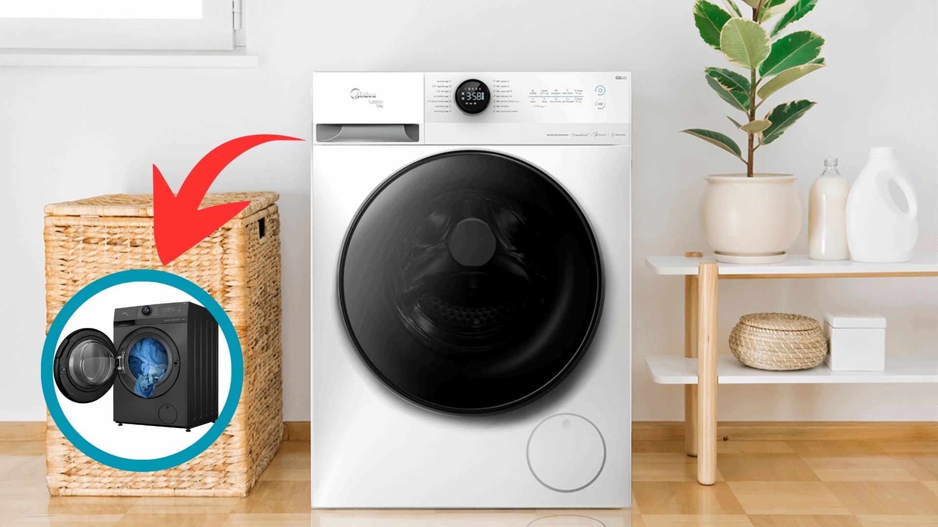 A máquina de lavar frontal inverter mais barata do Brasil- Essa Midea tem Wi-Fi e surpreende pelo preço