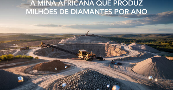 A mina africana que produz milhões de diamantes e mantém o título de ‘mais rica do mundo’ há 40 anos